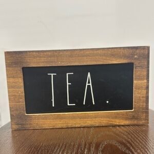 Wooden Tea Sign